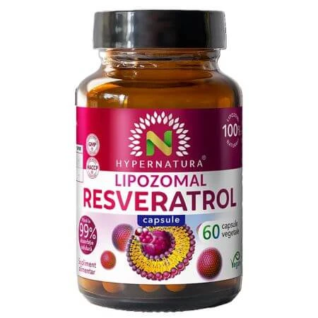 Lipozomal Resveratrol, 60 vegetarian capsules, Hypernatura