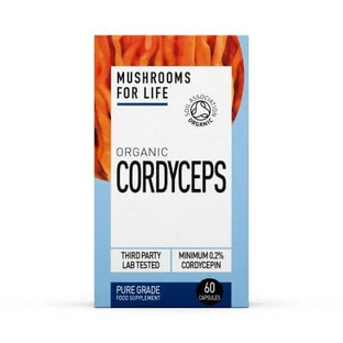 Biologische Cordyceps 800 mg, 60 capsules, MushroomsForLife