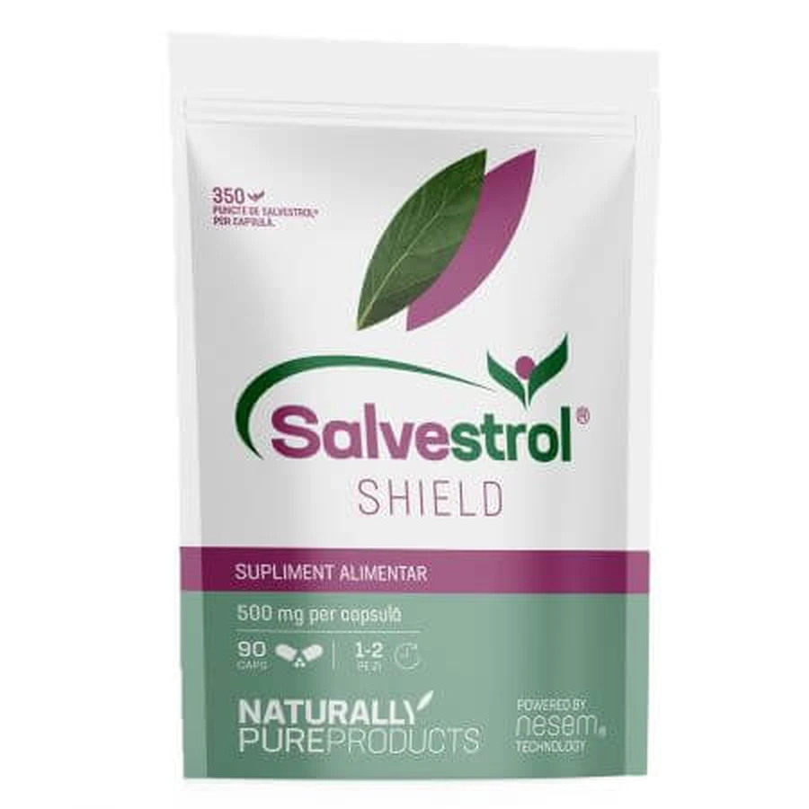 Salvestrol-Schild, 500 mg, 90 Kapseln, Hyperfarm
