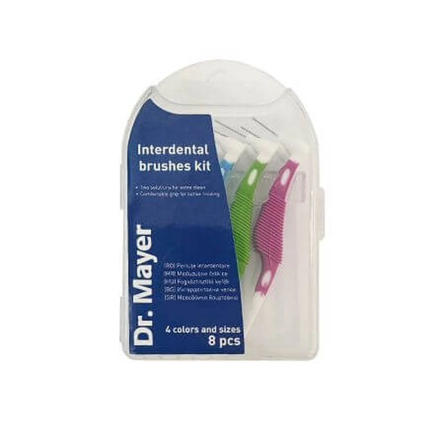 Interdentale ragerset 4 maten, DRM-S368, 8 stuks, Dr. Mayer