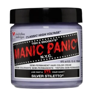 Semi-permanente Haarfarbe Silver Stiletto, 118 ml, Manic Panic