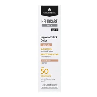 Stick de couleur pour le visage avec SPF 50, nuance Beige Heliocare 360, 10 g, Cantabria