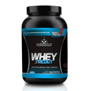 Whey Trilogy Standaard proteïnepoeder met chocoladesmaak Whey Trilogy Standaard, 900 g, Vitabolic