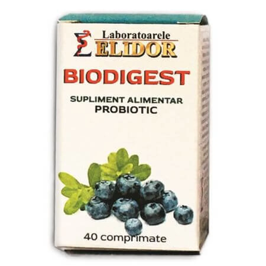 Prebiotic Biodigest, 40 tabletten, Elidor