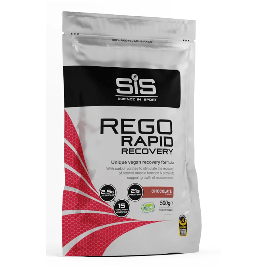 Sis Rego Rapid Recovery boisson de récupération aromatisée au chocolat, 500 g, Science In Sport