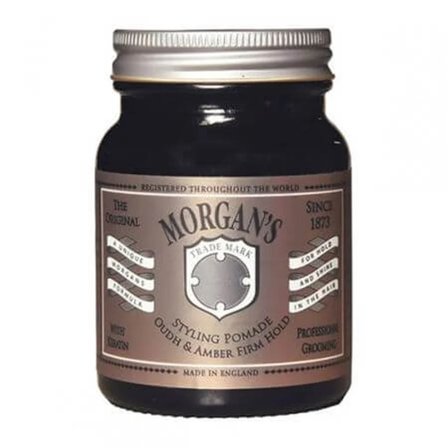 Haarstyling pommade met Oudh en amber, 100 g, Morgan's