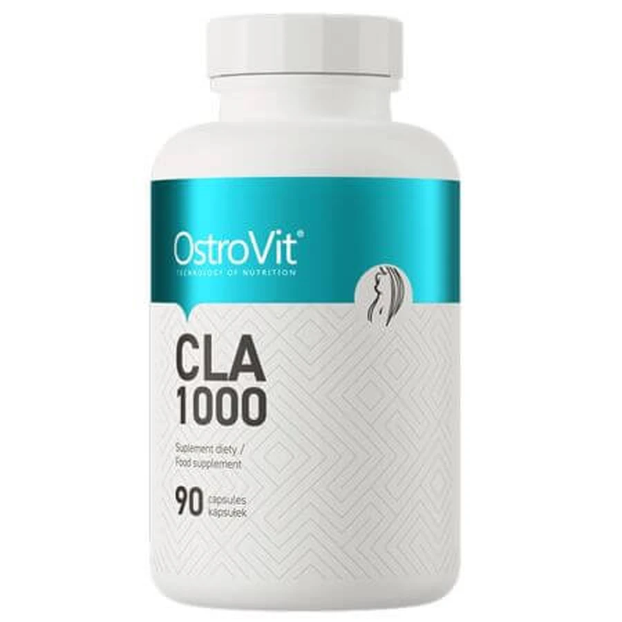 Ácido linoleico conjugado CLA 1000, 90 cápsulas, OstroVit
