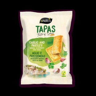 Snacks con ajo y perejil Tapas, 80 g, Grefusa