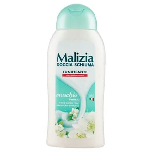 Gel douche au musc blanc, 300 ml, Malizia