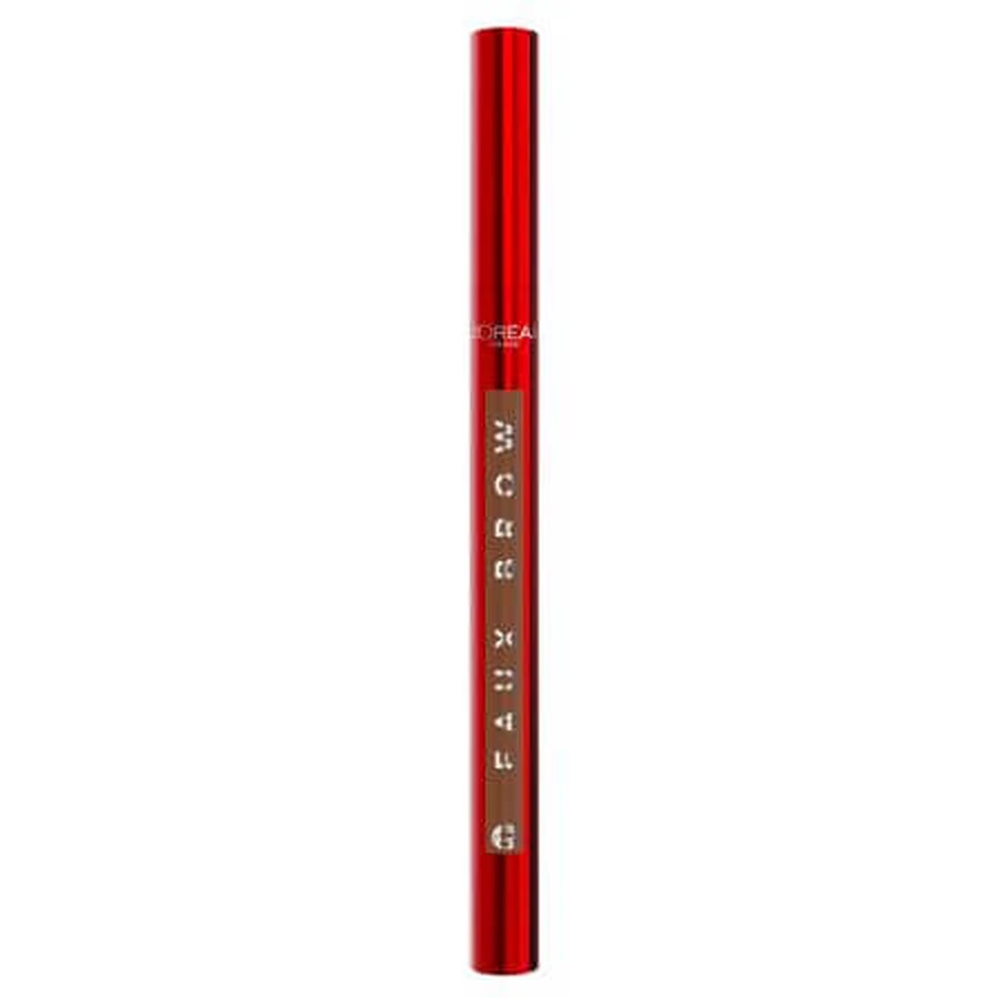 Augenbrauenpinsel mit doppelter Bürste Dunkelblonde Farbe Infaillible Faux Brow, 1 ml, Loreal