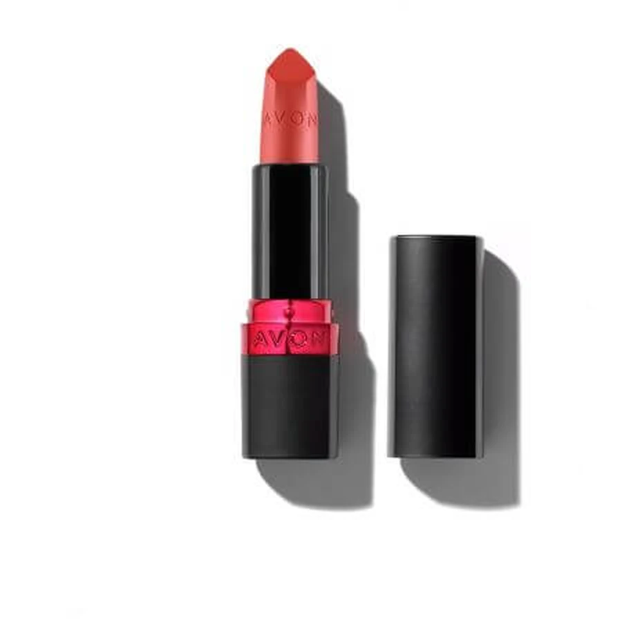 Rouge à lèvres ultra mat 33 Fiercely Red, Ultra Color Matte, 3.6 gr, Avon