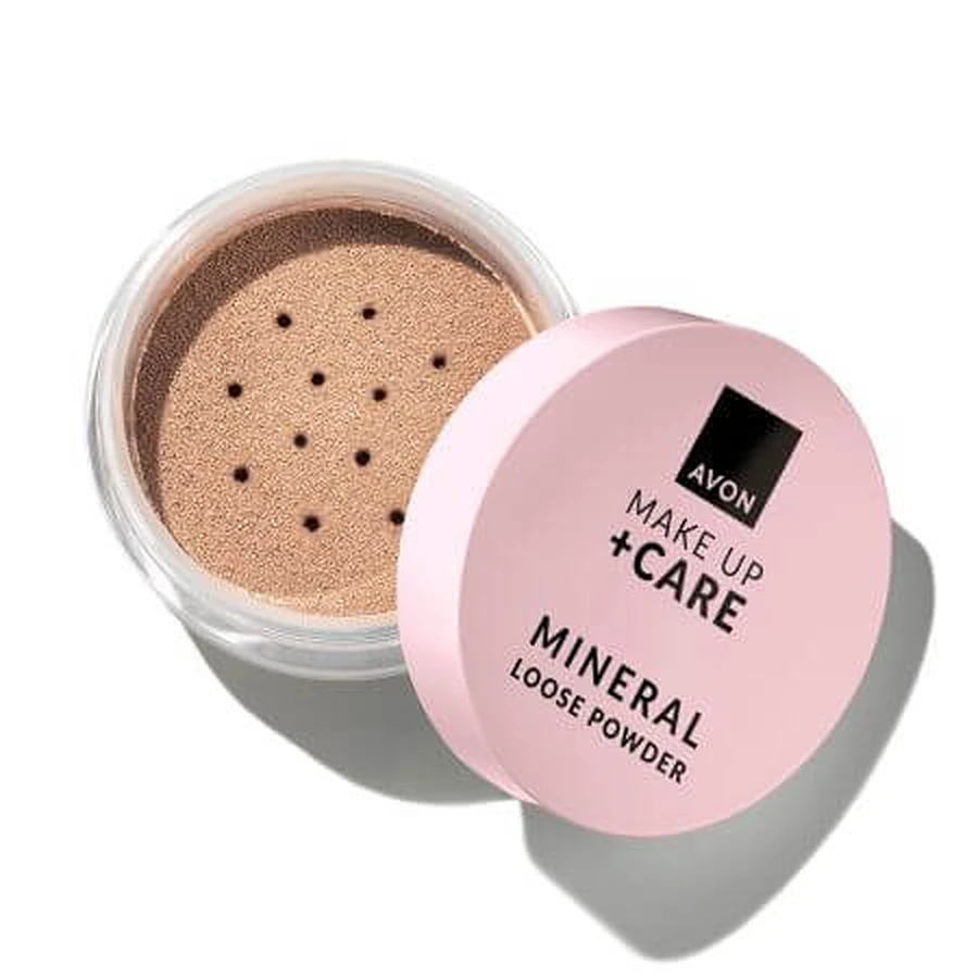 Mineral Powder Light Medium Make-Up + Care, 6 g, Avon