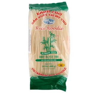 Rijstnoedels 3 mm Bamboe Boom, 400 g, EcoNatur