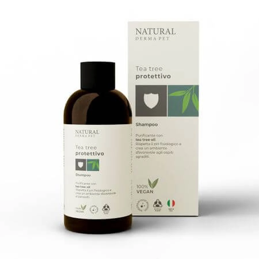 Tea Tree Shampoo 200 ml, Natural Derma Pet