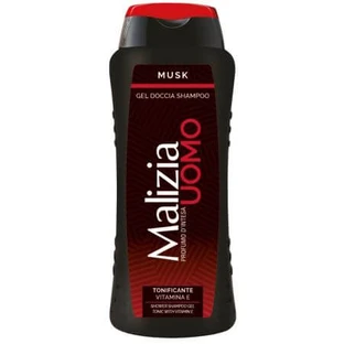 Douchegel en shampoo voor mannen Tonic Musk, 250 ml, Malizia