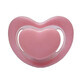 First Steps R0329I - Ortho Silicone Pacifier Heart 0 L+ Pink