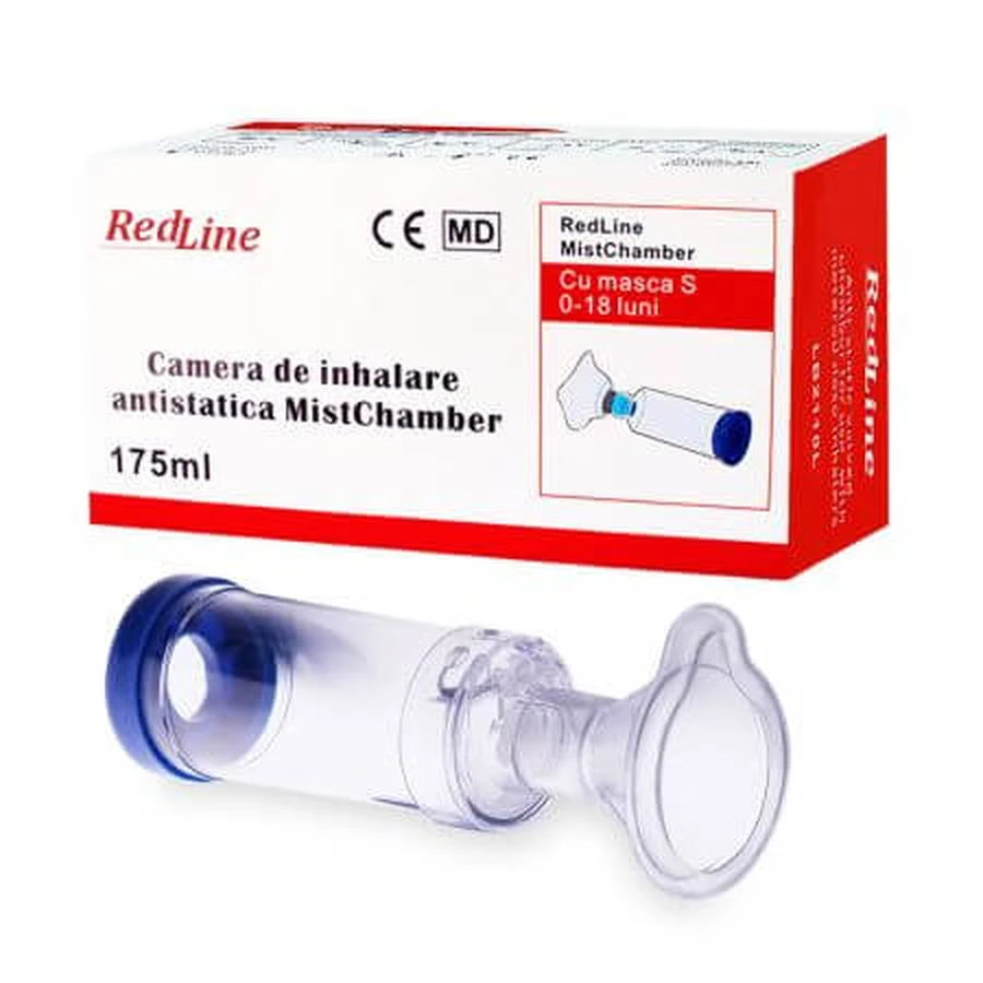 Cámara de inhalación para bebés de 0 a 18 meses MistChamber, RedLine