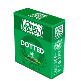 Prezervativo Dotted N3, 3 piezas, One Touch