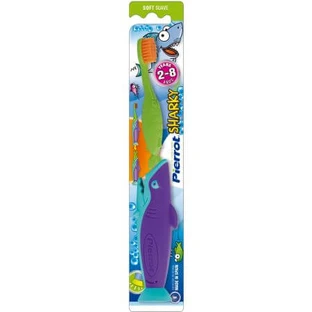 Kindertandenborstel Sharky groen, 1 stuk, Pierrot