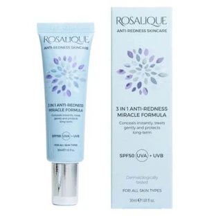 Rosalique Fondotinta antiarrossamento con SPF 50, 30 ml, Rosalique