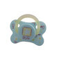 Primii Pasi R0331I - Orto Stars 6L+ Silicone Pacifier Blue