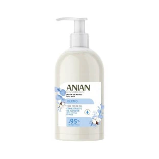 Jabón líquido con extracto de algodón y glicerina, 500 ml, Anian