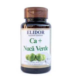 Ca + Grüne Walnuss, 90 Tabletten, Elidor
