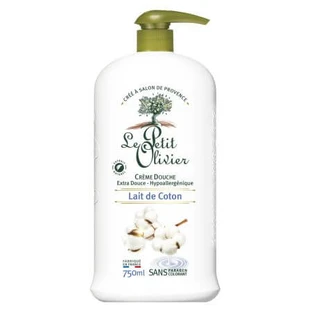Creme-Duschgel mit Baumwollmilch, 750 ml, Le Petit Olivier
