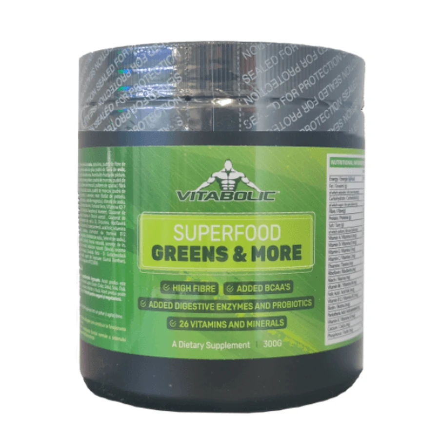 Superfood Greens and More Mezcla Verde, 300 g, Vitabolic