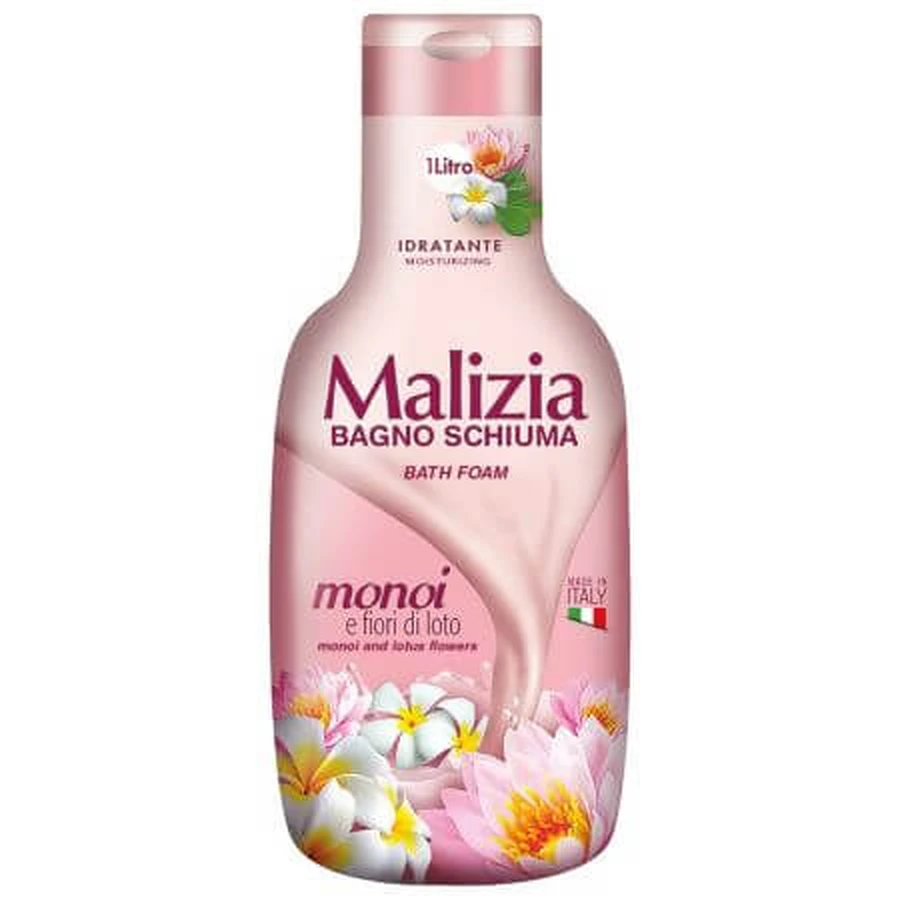 Lotusbloem badschuim, 1000 ml, Malizia