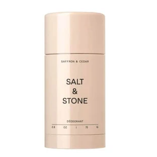 Extra starkes natürliches Deodorant mit Safran und Zedernholz, 75 g, Salt & Stone