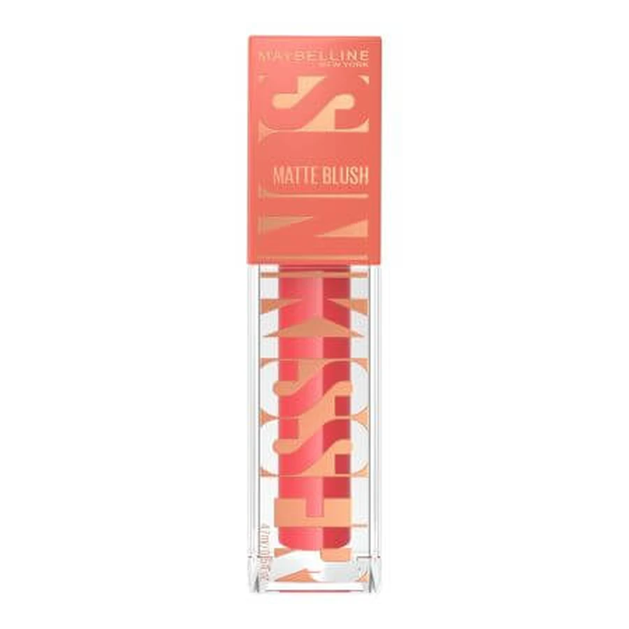 Colorete líquido Sombra de ojos colorete líquido tono 40 Roseburst Sunkisser, 4,5 ml, Maybelline