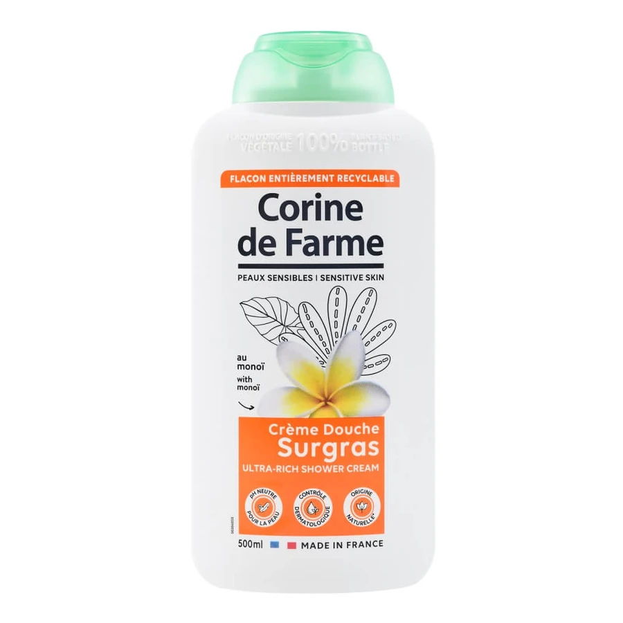 Duschcreme aus tahitianischem Monoi, 500 ml, Corine de Farme