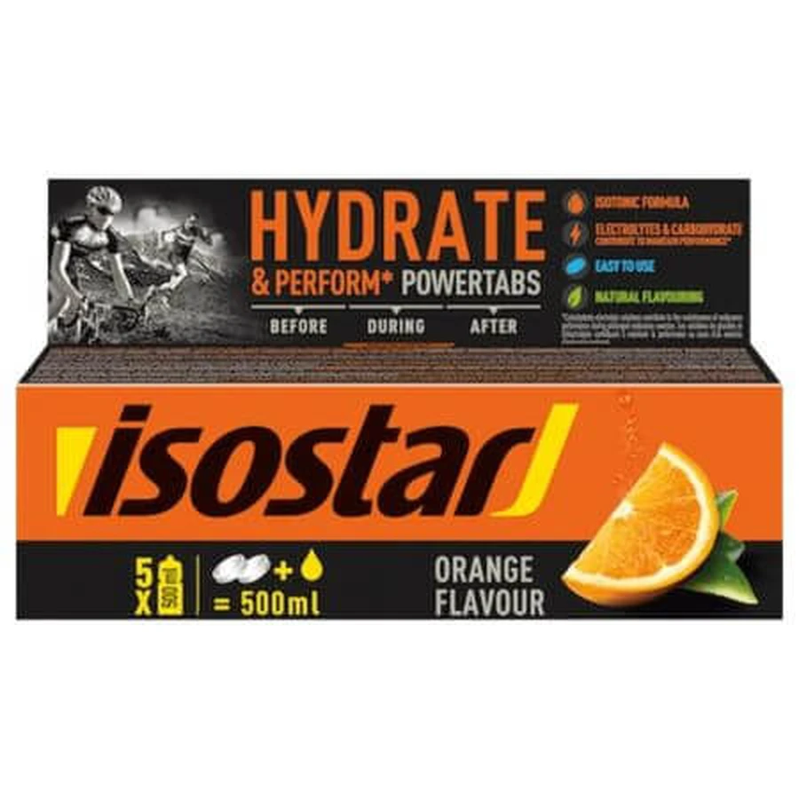 Isotone bruistabletten met sinaasappelsmaak H&P, 120 g, Isostar
