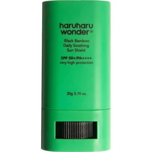 Gesichtsstift SPF 50+ PA++++ Black Bamboo Bamboo Daily Soothing, 20 g, Haruharu Wonder