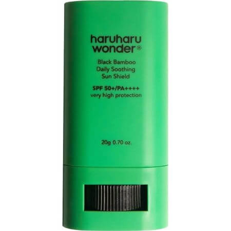 Gesichtsstift SPF 50+ PA++++ Black Bamboo Bamboo Daily Soothing, 20 g, Haruharu Wonder