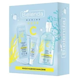 Intense moisturizing and illuminating cream, 50 ml + deep cleansing micellar water, 400 ml, Bielenda