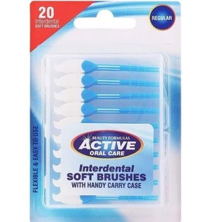 Interdental brushes, Soft Active Oral Care, 20 pieces, Beauty Formulas