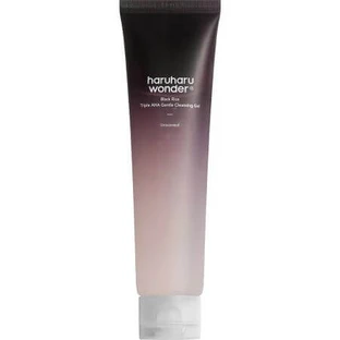 Gel limpiador facial suave con ácidos AHA Arroz negro Triple AHA, 100 ml, Haruharu Wonder