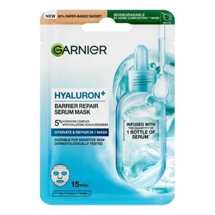 Hyaluron Barrier Repair feuchtigkeitsspendende und reparierende Maske, 28 g, Garnier