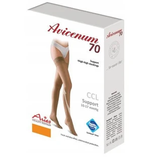 Kompressions-Spitzenstrumpfhose Größe L (27) Phlebo 70, 1 Paar, Avicenum