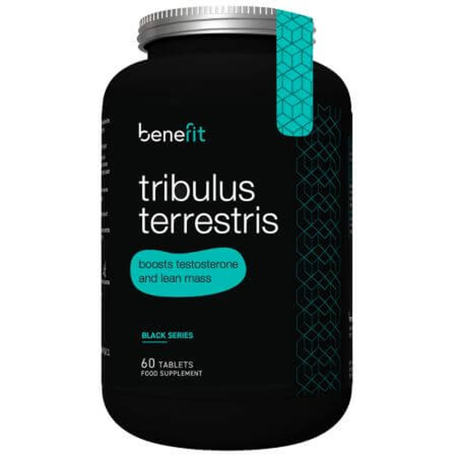 Tribulus Terrestris Black Series, 1000 mg, 60 Tabletten, Benefit Nutrition