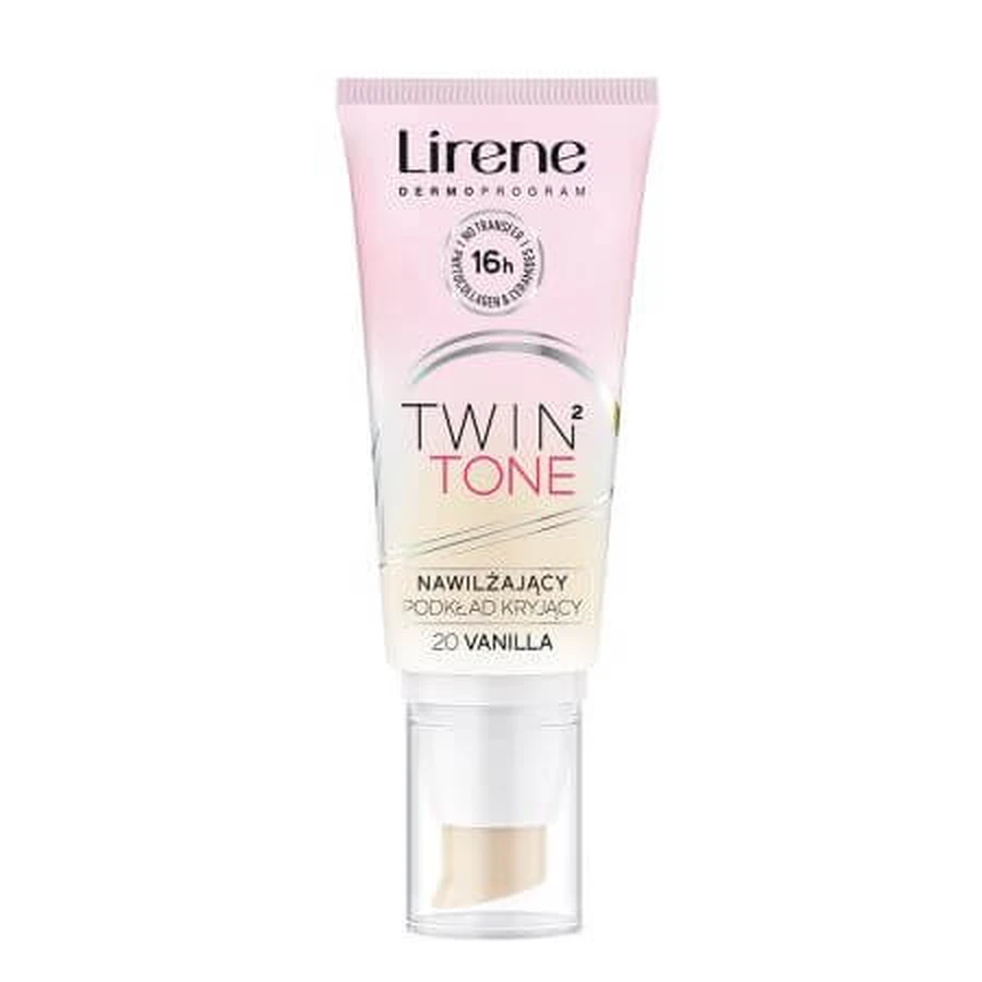 Overdrachtbestendige Foundation 20 Vanilla Twin 2 Tone, 30 ml, Lirene