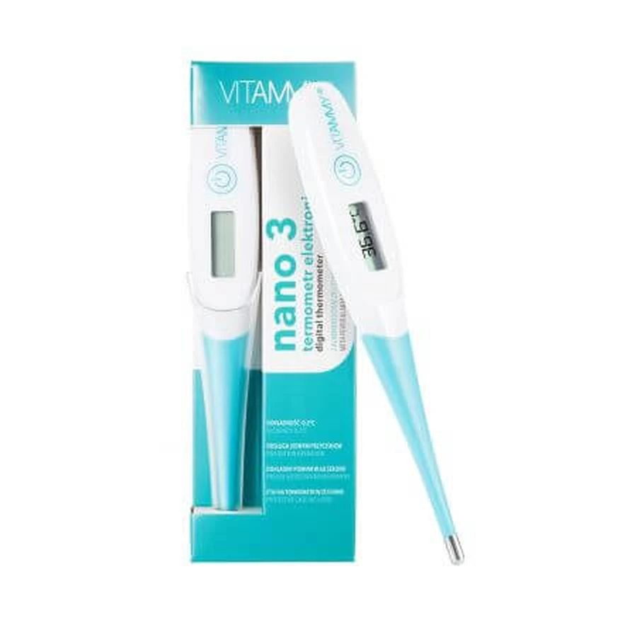 Termómetro digital de cabezal flexible Nano3, Vitammy