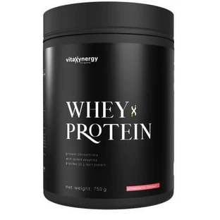 Proteína de suero con sabor a fresa, 750 g, Vitaxynergy