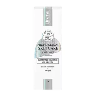 Gesichtsserum 10% Säure mit Hyperpigmentierung verfärbende Wirkung Professional Skin Care Whitening, 30 ml, Lirene