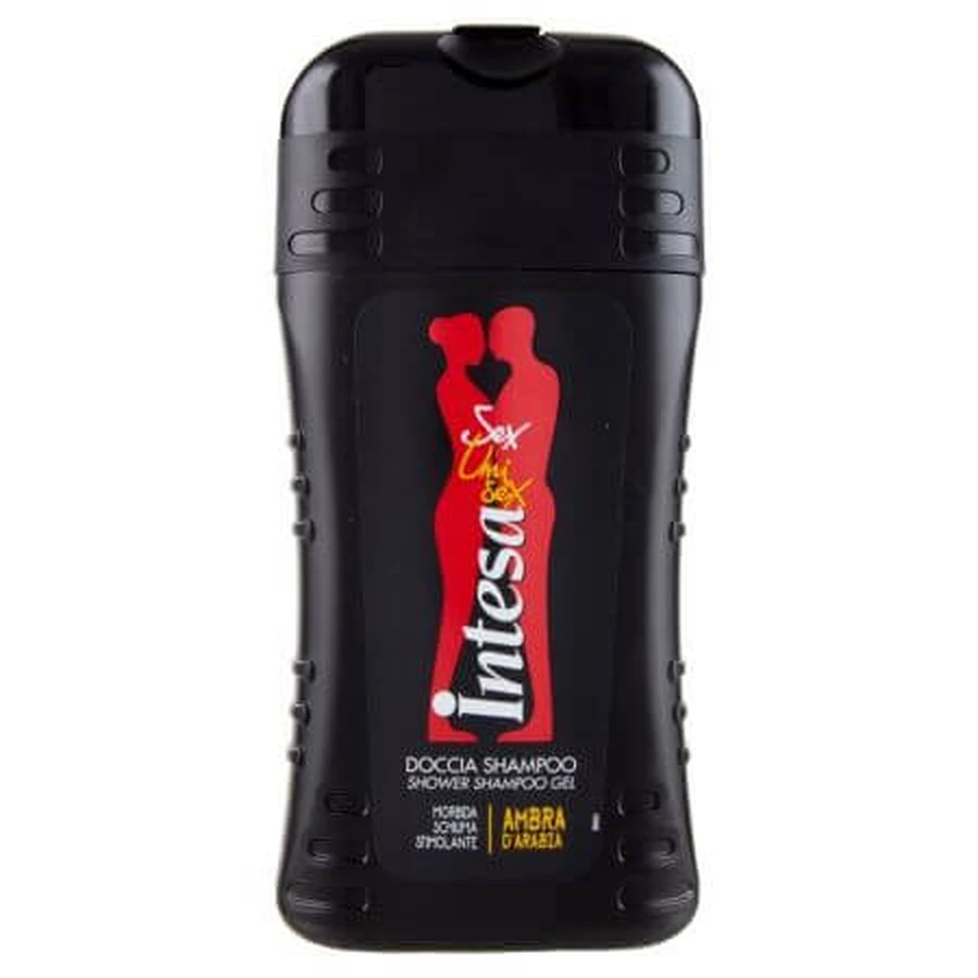 Gel de ducha y champú Ambra d'Arabia Intesa Unisex, 250 ml, Malizia