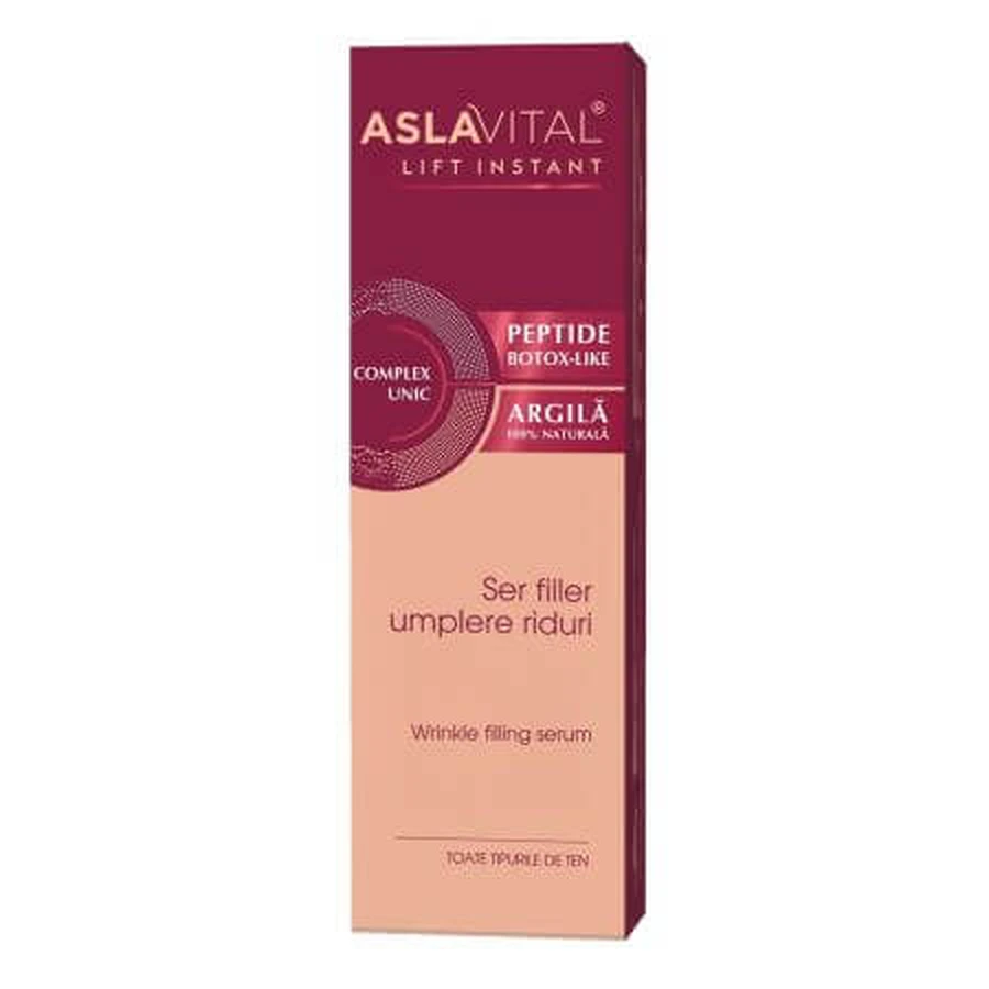 Anti-Falten-Gesichtsserum Lift Instant, 15 ml, Aslavital