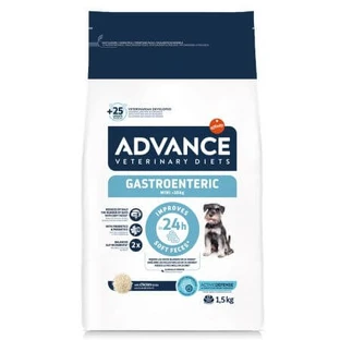Huhn und Reis Trockenfutter für Hunde Mini Gastroenteric, 1,5 kg, Advance Veterinary Diets
