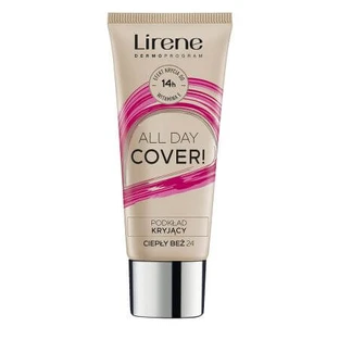 Dekkende foundation Warm Beige 24 All Day Cover, 30 ml, Lirene